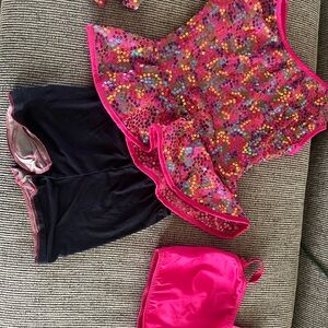 Colorful Sequin Dance Outfit